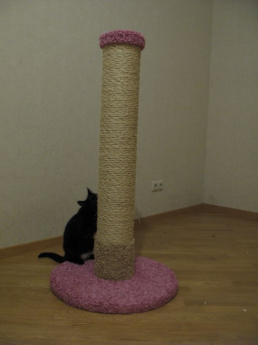 Фото комплекса для кошек «Мегастолб» от Пушка