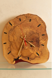 Эксклюзивные товары Часы (берёза, красная смола, 48x48 см)