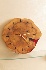 Эксклюзивные товары Часы (берёза, красная смола, 52x44 см)